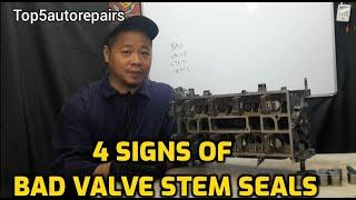 4 SIGNS OF BAD VALVE STEM SEALS EXPLANATION AND EXAMPLES