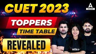 CUET 2023 Science Domain Preparation  CUET Toppers Timetable  Samarth Batch