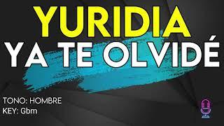 Yuridia - Ya Te Olvidé - Karaoke Instrumental - Hombre