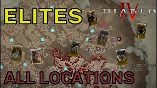 Diablo 4 ALL UNIQUE ELITES & THEIR DROPS GUIDE - ALL LOCATIONS - Farm your Bases with LOCKED AFFIXES