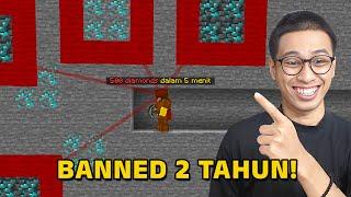 BAN PERMANEN X-RAYER 9000 IQ di SERVER MINECRAFT GW HAMPIR KABUR