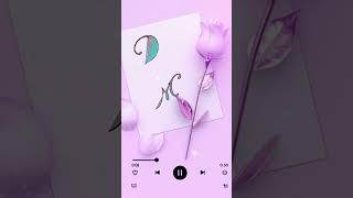 DM letter love song status  WhatsApp status  Nameart video  comment your name  #shorts