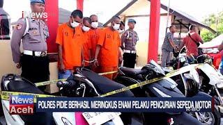 Polres Pidie Berhasil Meringkus Enam Pelaku Pencurian Sepeda Motor  iNews Aceh