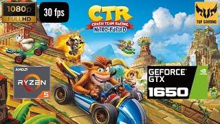 Crash Team Racing Nitro-Fueled YUZU Gameplay GTX 1650 Ryzen 5 3550H 1080p