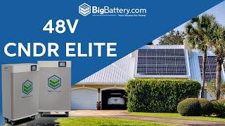 BigBatterys Power Dense Solar & Off Grid Solution  The 48V CNDR ELITE