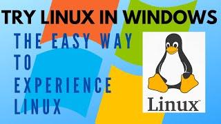Try Linux in Windows.