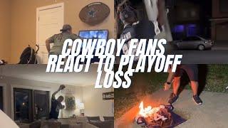 Cowboy Fans React To Playoff Loss  Best Fan Reactions Of Cowboys vs 49ers Divisional Playoff Game