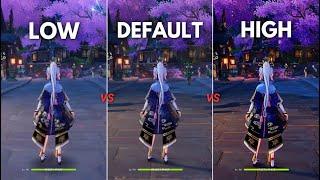 Does GRAPHICS Effect Your GAMEPLAY?? Low vs High GFX  Genshin Impact 