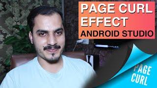 How to Create Page Curl Effect in Android App  Page Curl Effect  Book Page Curl Effect