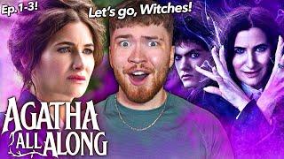 i LOVE these B*TCHY WITCHES  AGATHA ALL ALONG  *First Time Watching*  Ep 1-3 REACTION