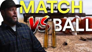 Match Ammo Vs. Ball Ammo Vs. Human Head whats the difference?