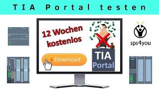 Siemens TIA Portal Professional 12 Wochen kostenfrei testen - Download und Anleitung