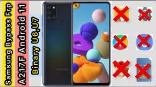 Samsung A217F U6U7 Android 11 Frp Bypass 2022 Without Smart Switch Alliance Shield X Not Working