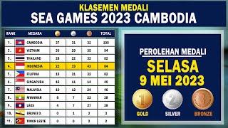 Klasemen Perolehan Medali Sea Games Hari ini  Selasa 9 Mei 2023