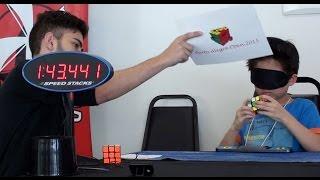 7 yrs old Solves Rubiks Cube Blindfolded