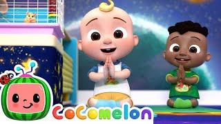 Baby Yoga Song  CoComelon Nursery Rhymes & Kids Songs