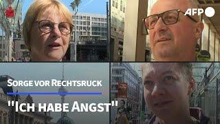 Ich habe Angst Sorge vor Rechtsruck nach Europawahl  AFP