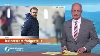 Trainerentlassung von René Klingbeil • FC Carl Zeiss Jena  MDR THÜRINGEN JOURNAL