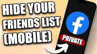 How to Private Friend List on Facebook 2024
