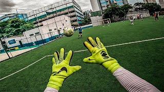 COMO É A VIDA DE UM GOLEIRO AMADOR - JOGO NA VISÃO DA GOPRO