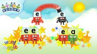 Learn to Read EE EA and E_E  Phonics and Word Magic  @officialalphablocks