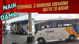 Naik DAMRI Terminal 3 Soekarno Hatta to Botani Square Bogor
