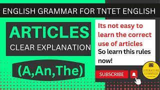 Articles grammar for Tntetenglish Explanation in Tamil #Articlesgrammarinengliish