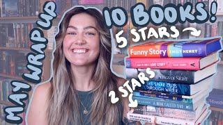 may reading wrap up️ 10 books 2-5 star reads