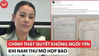 Nam Thư mở họp báo lên tiếng chính thất quyết không ngồi yên