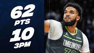 EVERY POINT From Karl-Anthony Towns 62-PT CAREER-HIGH Performance   January 22 2024