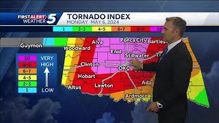 TIMELINE Significant risk of severe storms with high tornado threat today in Oklahoma