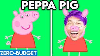 PEPPY PIGGY WITH ZERO BUDGET PEPPY PIGGY PARODY BY LANKYBOX