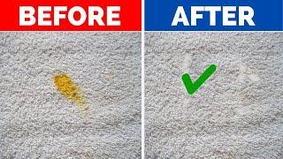 Simple Way to Remove Old Turmeric Stains from Carpet