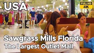 Sawgrass Mills Florida  The Largest Outlet Mall in the US 4K  JMS Joyride