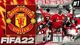 CRISTIANO RONALDO RETURNS TO MANCHESTER  FIFA 22 Manchester United Career Mode EP1