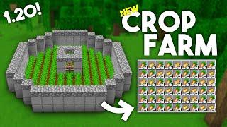 Easiest AFK Crop Farm Tutorial in Minecraft Bedrock 1.21