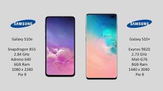 Samsung Galaxy S10e vs Galaxy S10+ Antutu Benchmark