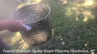 How to Steam Oysters At an Oyster Roast  Steam Oysters Outside  South Carolina Oyster Roast