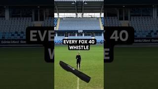 Fox 40 whistle sound - Every model