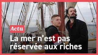 Ils naviguent pour la première fois sur le bateau-star des Fêtes maritimes