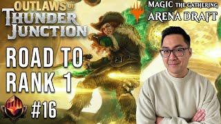 Salvaging The Draft By Going 5 Colors  Mythic 16  Road To Rank 1  OTJ Draft  MTG Arena