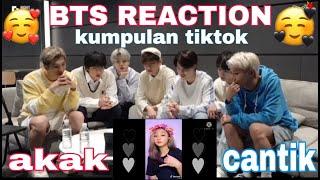 BTS REACTION TO INDONESIA KUMPULAN TIKTOK TERBARU CEWEK CANTIK 2021