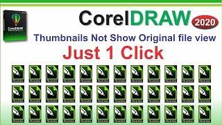 Corel Draw CDR file not Preview Thumbnails how to Salve this problem tutorial by Amjad Graphics