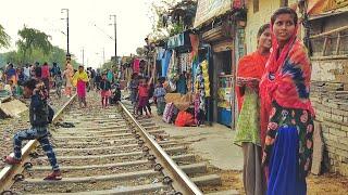 Walking through a Delhi Slum  Unfiltered Insights   Delhi India 4K tour