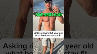 Asking ripped 64 year old attorney how he stays so fit. #miami #workout #fitness #motivation