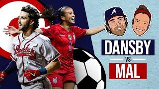 Power Couple Mallory Pugh & Dansby Swanson See Whos the Better Athlete USWNT MLB stars face off