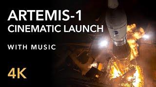 Artemis-1 Launch Cinematic 4K with Music