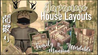  5 FREE Traditional Japanese House Layouts  -BLOXBURG- 