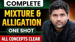 Mixture & Alligation in One Shot  Complete Theory & Practice  Mixture & Alligation For SSC 2024