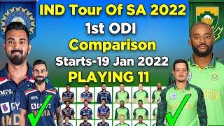 India vs South Africa ODI Series 2022  India vs South Africa 1st ODI Playing 11  IND vs SA 1st ODI